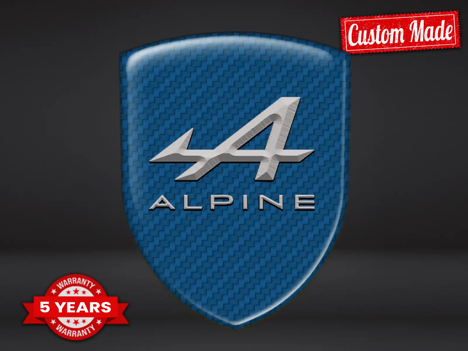 Alpina Fensteraufkleber Auto Sport Robust Anpassbar